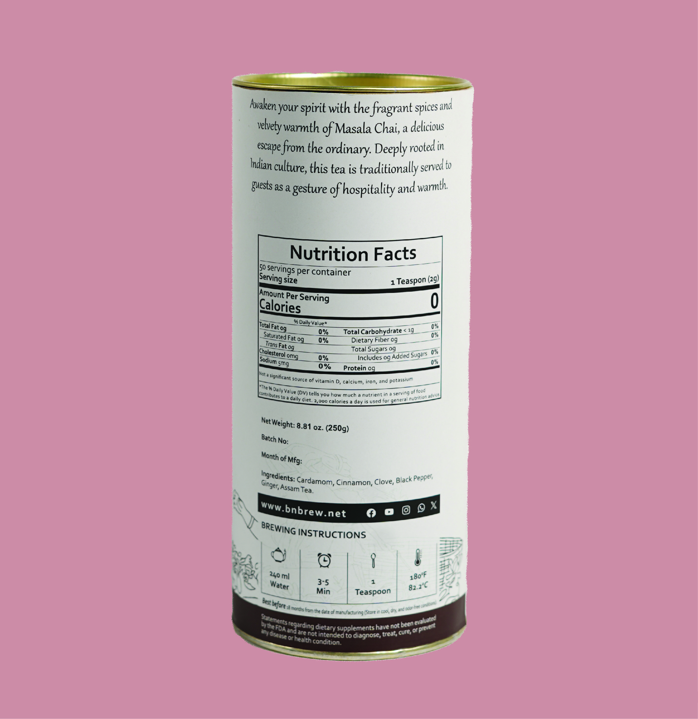 Exotic Masala Chai Blend Blossom Brew